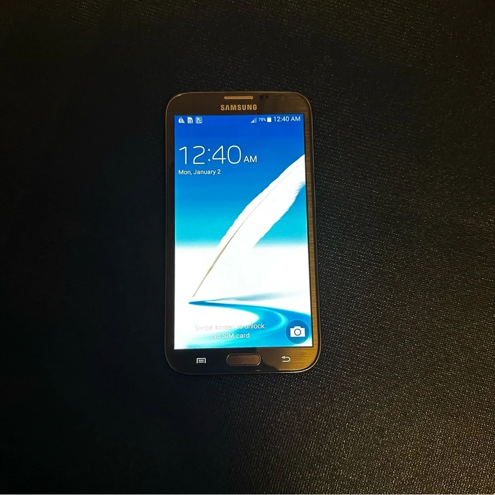 Samsung Galaxy Note II - Navy Blue Smartphone with S Pen